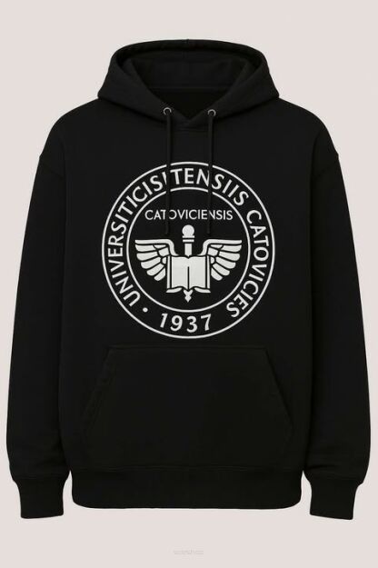 Czarna bluza z kapturem