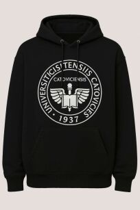 Czarna bluza z kapturem